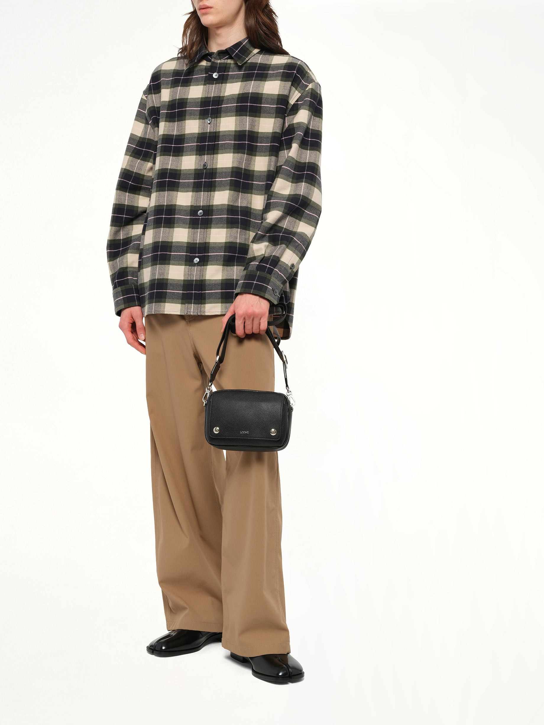 Pebble Messenger Small in Black - 4