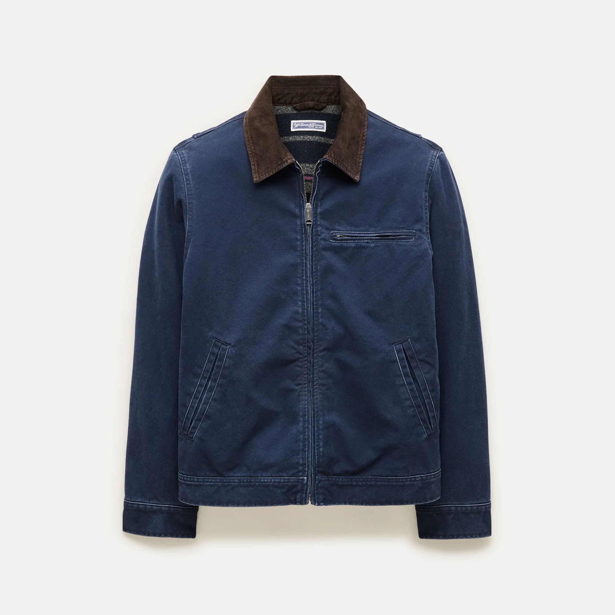 Wallace & Barnes lined canvas work jacket - 1