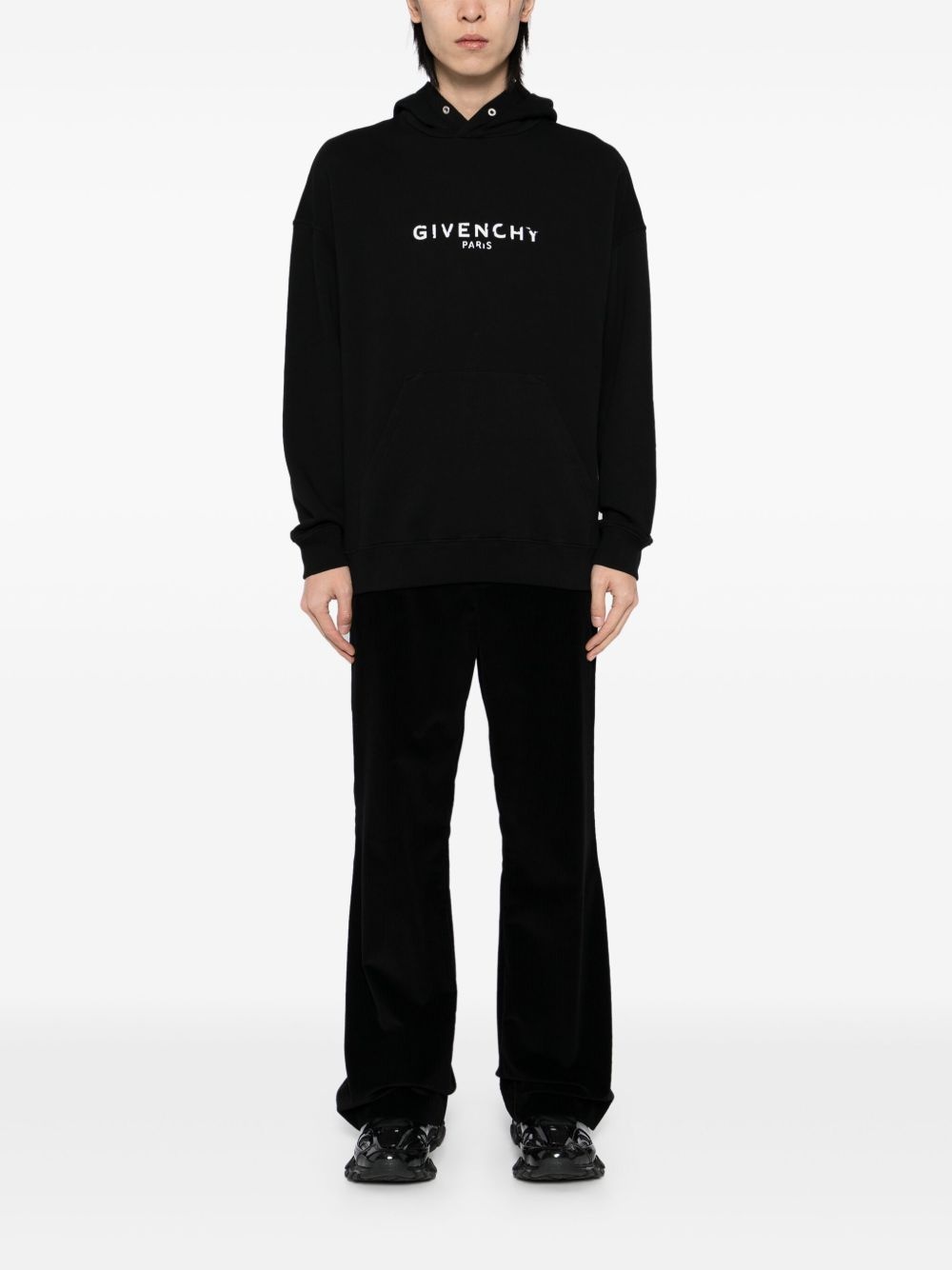 logo-print hoodie - 2