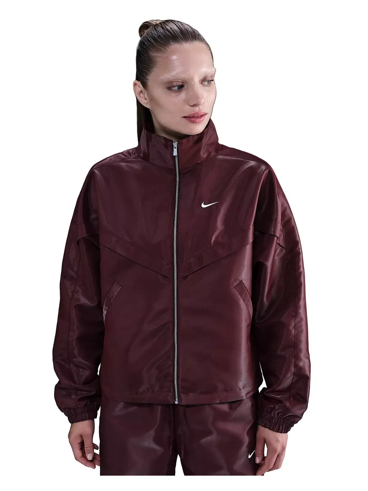 Women's Sportswear Windrunner Shine Jacket - Red - 1