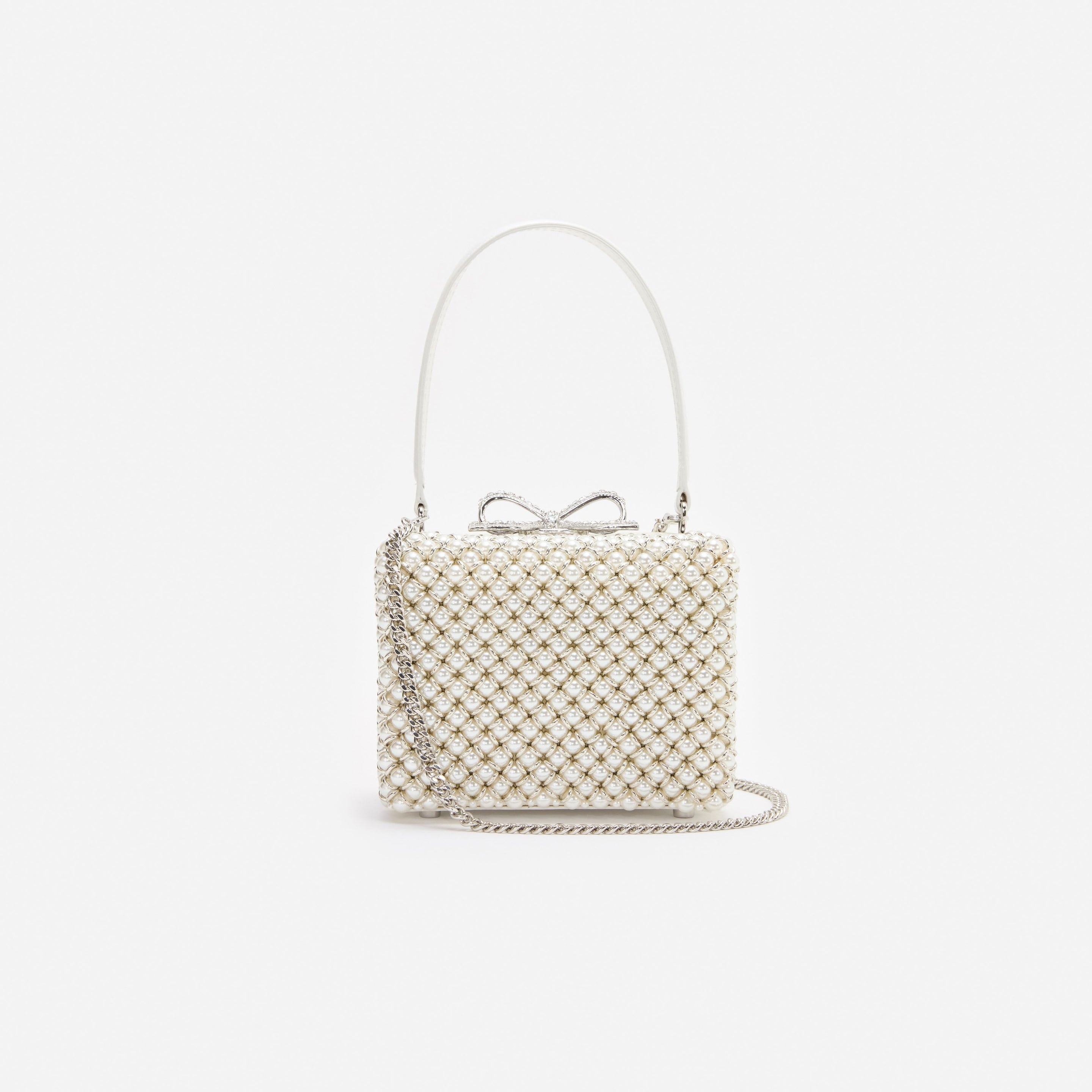 Pearl Embellished Micro Bag - 4