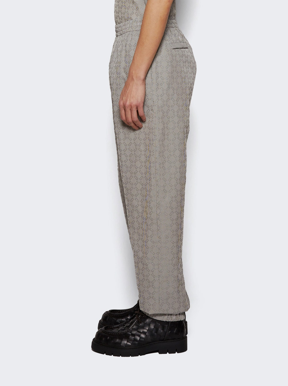 Jogger Pants Black And White - 3