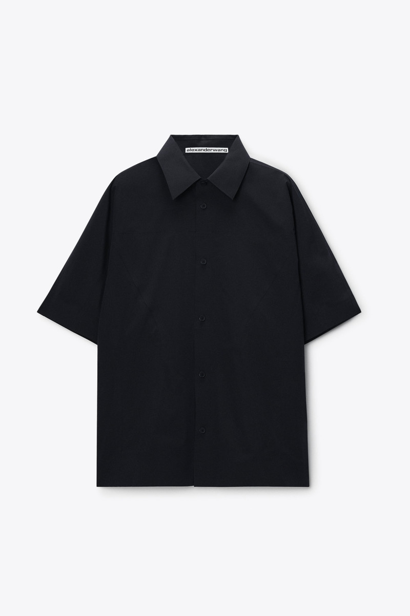 PERFORATED LOGO SHORT SLEEVE SHIRT 1