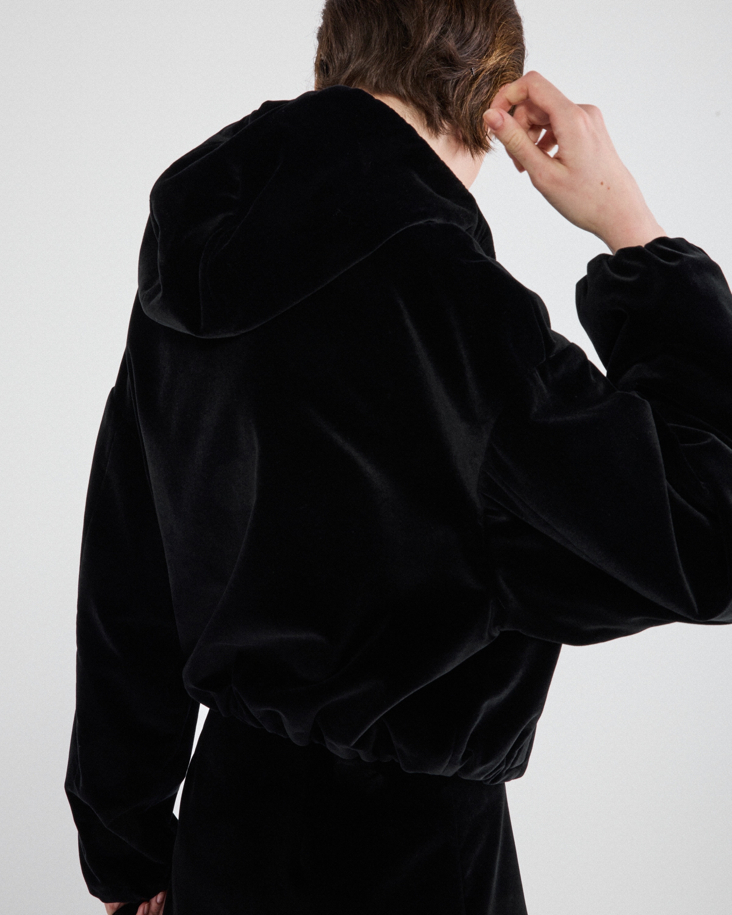 Velvet blouson - 4