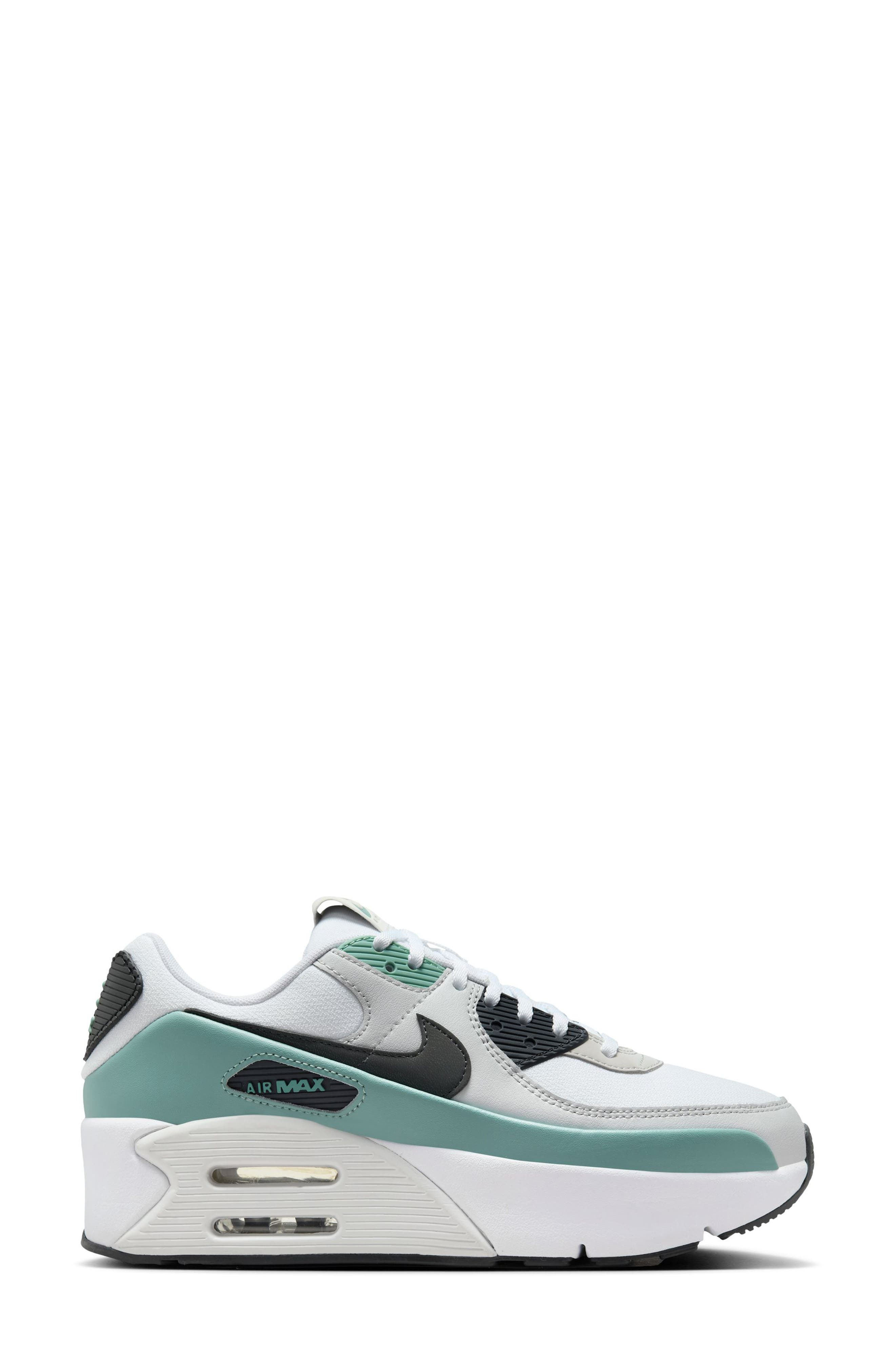 Nike Air Max 90 LV8 Platform Sneaker in White/Anthracite/Cannon at Nordstrom - 2