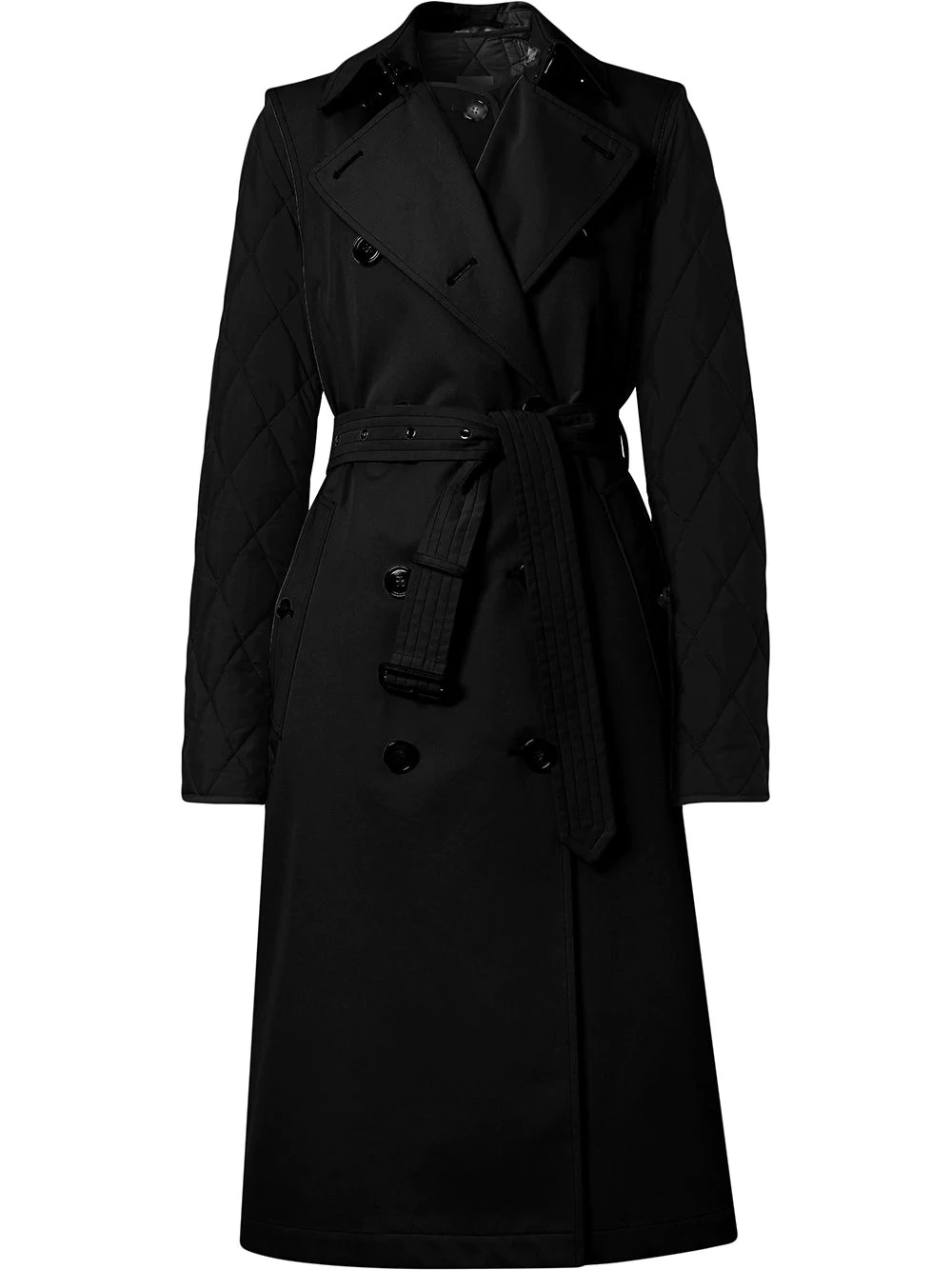 detachable-sleeve trench coat - 1