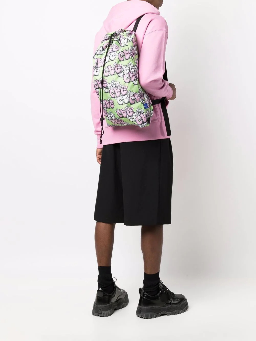 Kaws-print backpack - 2