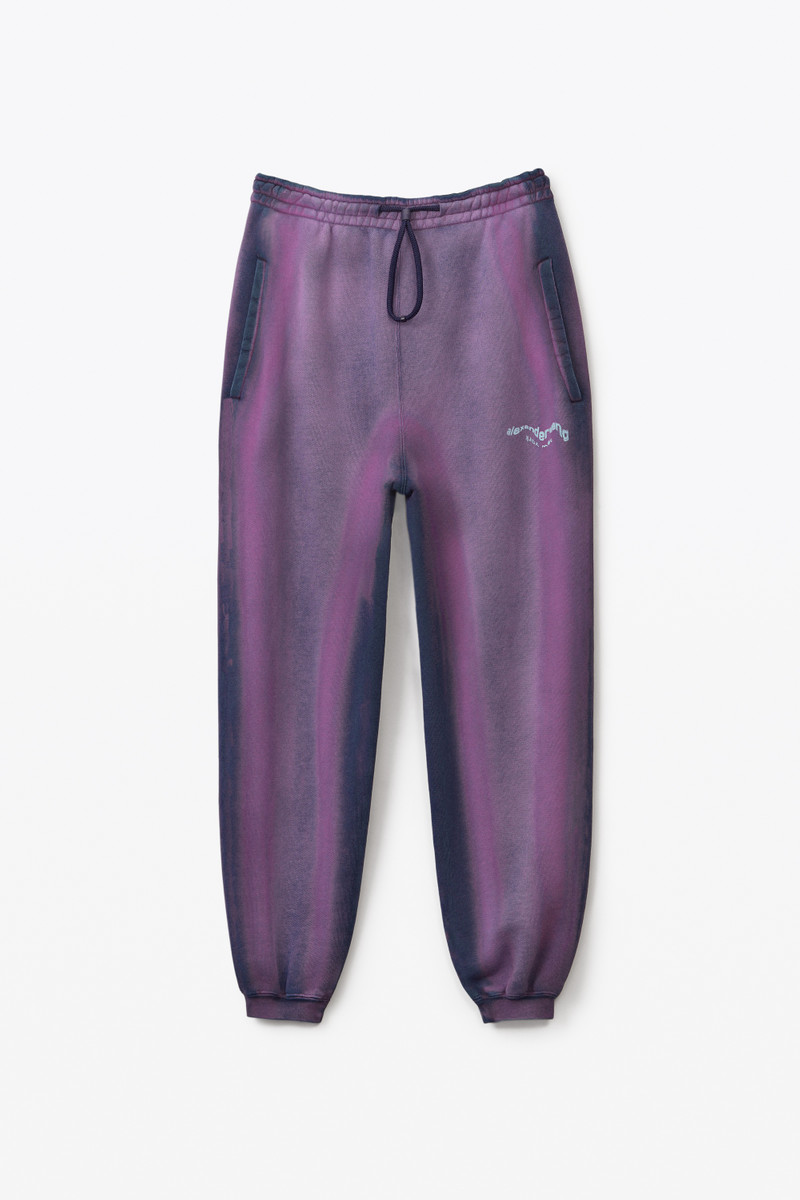 SWEATPANT IN GARMENT DYED TERRY 1