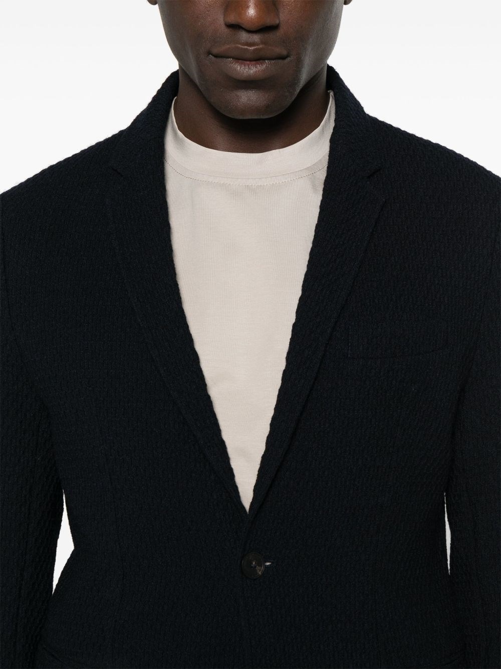 Wool single-breasted jacket - 5