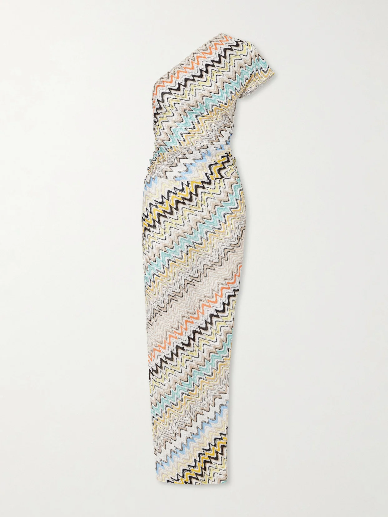 Sleeveless Striped Crochet-knit Maxi Dress - 1