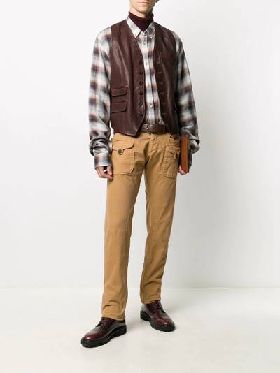 DSQUARED2 plaid button-front shirt outlook