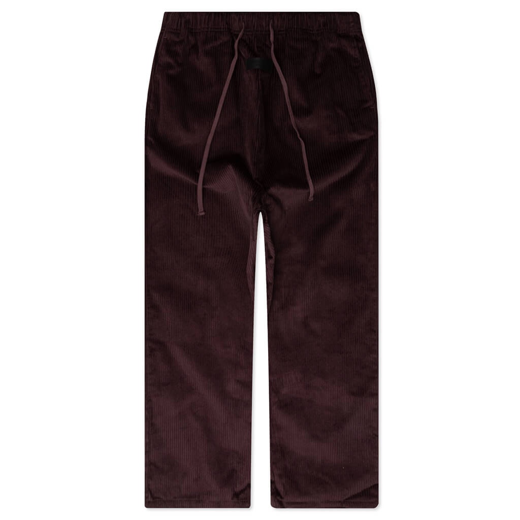 WOMEN'S RELAXED TROUSER - PLUM - 1