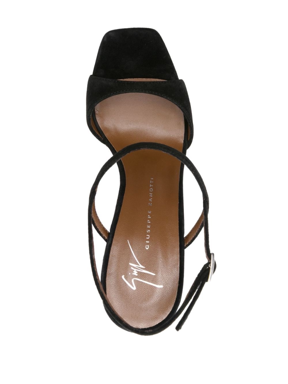 105mm suede platform sandals - 4