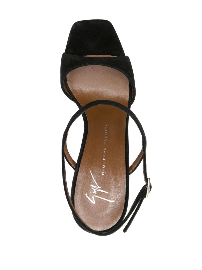 105mm suede platform sandals 4
