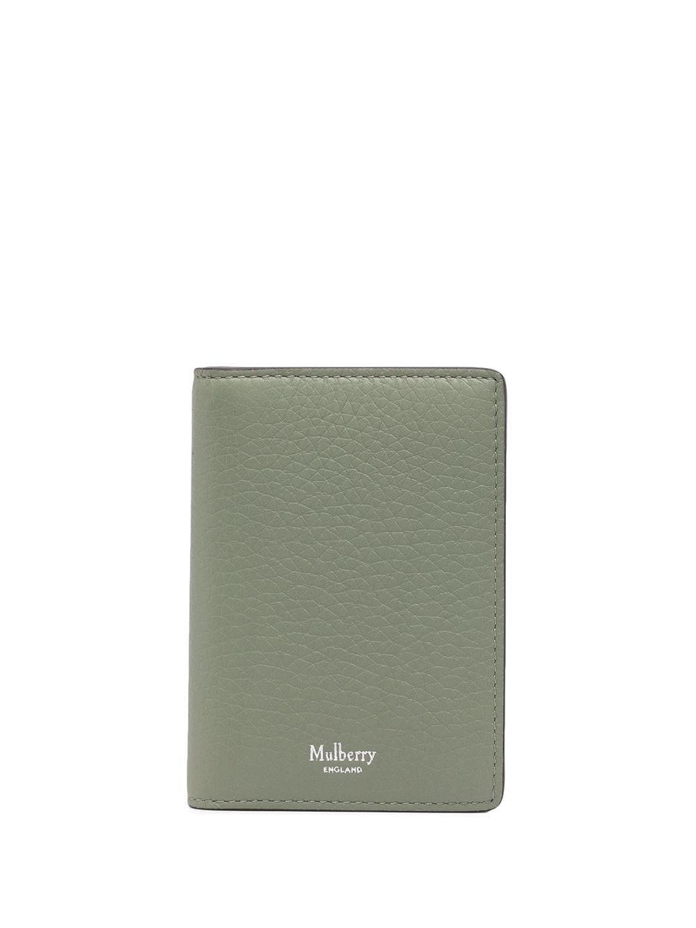 heavy-grain leather wallet - 1