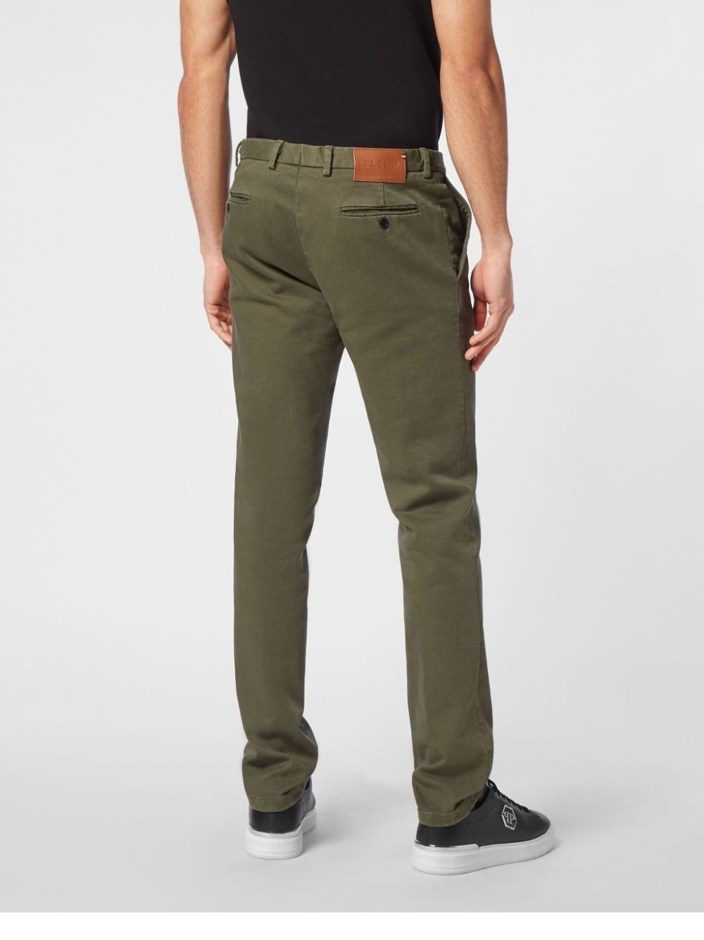 straight-leg chinos - 4