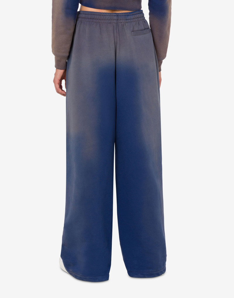 PRINTED ORGANIC COTTON FLEECE PANTS 3