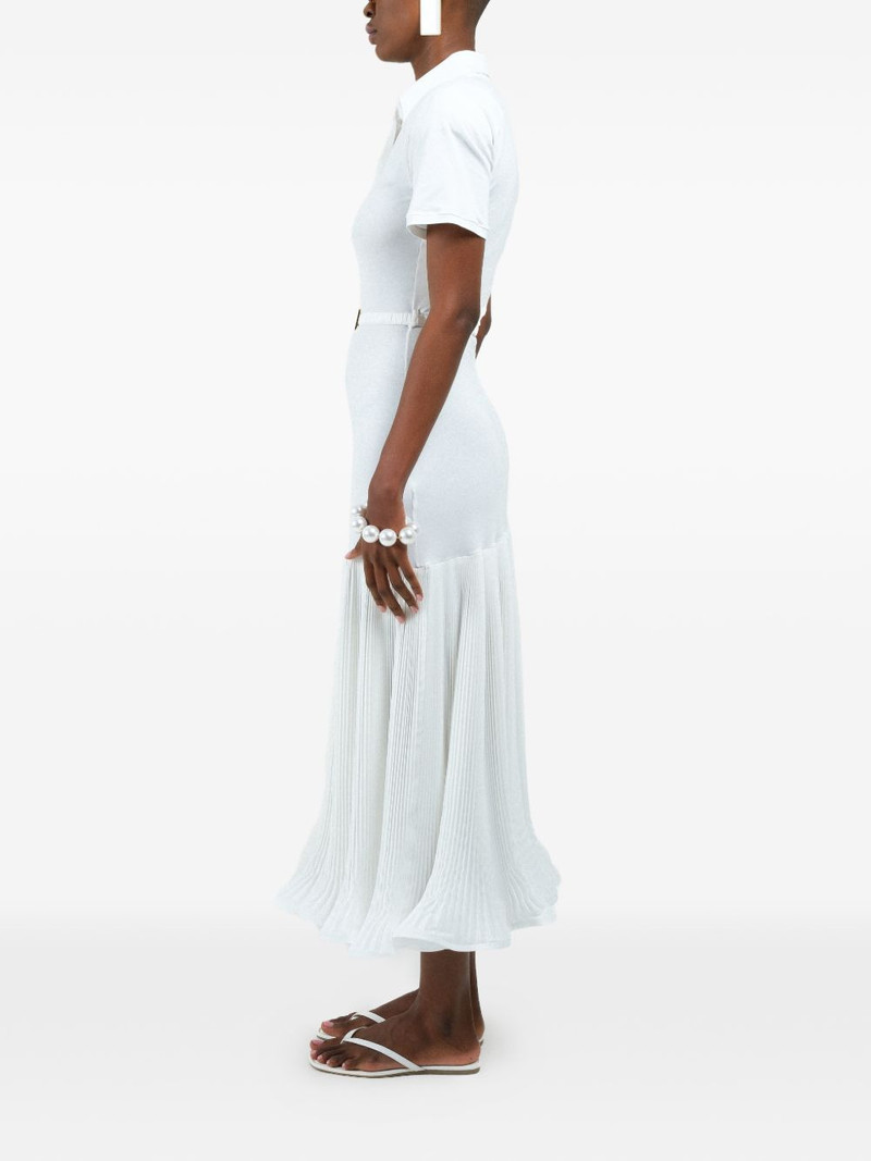 pleated maxi polo dress 4