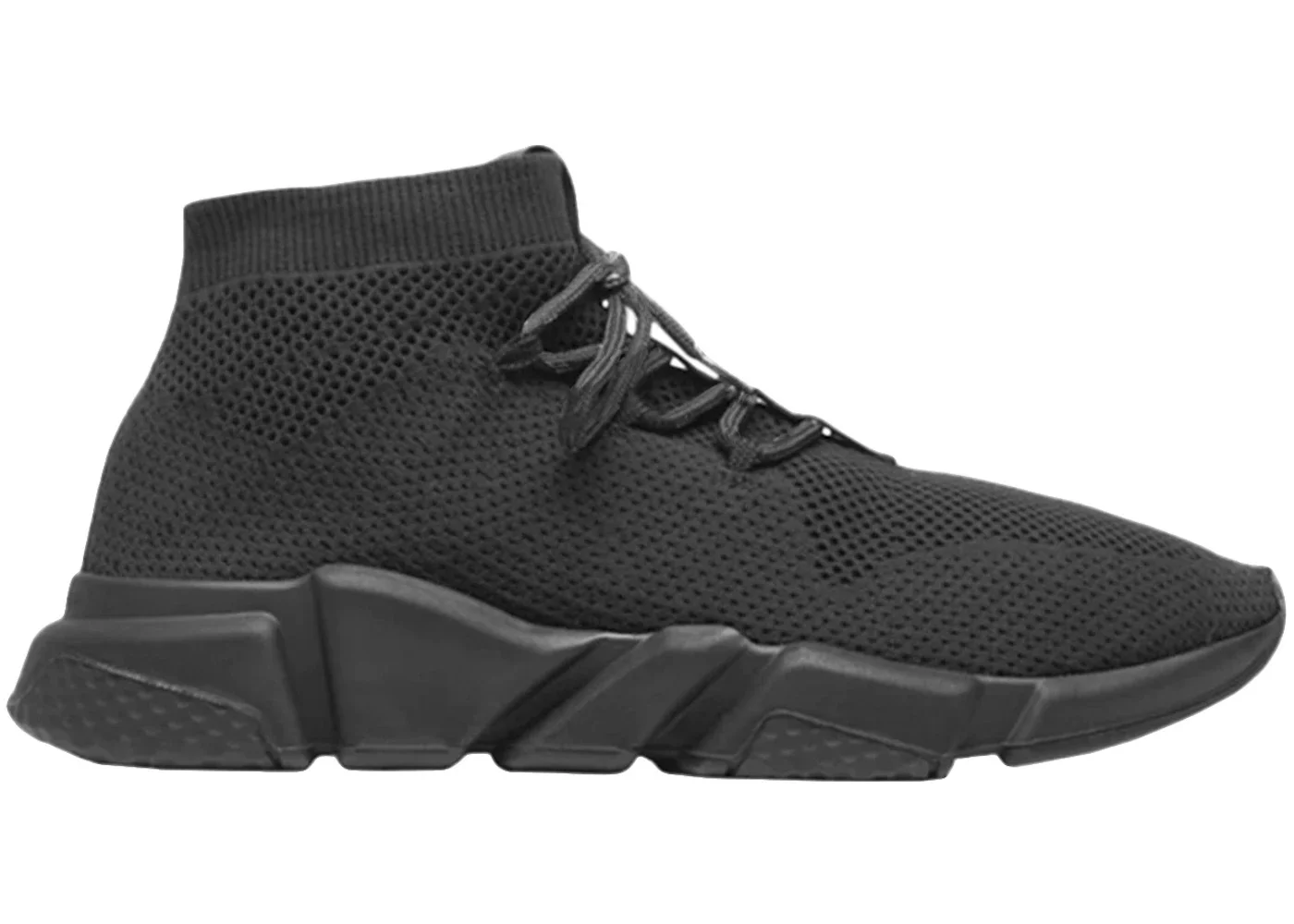 Balenciaga Speed Trainer Lace Up Black/Black - 1