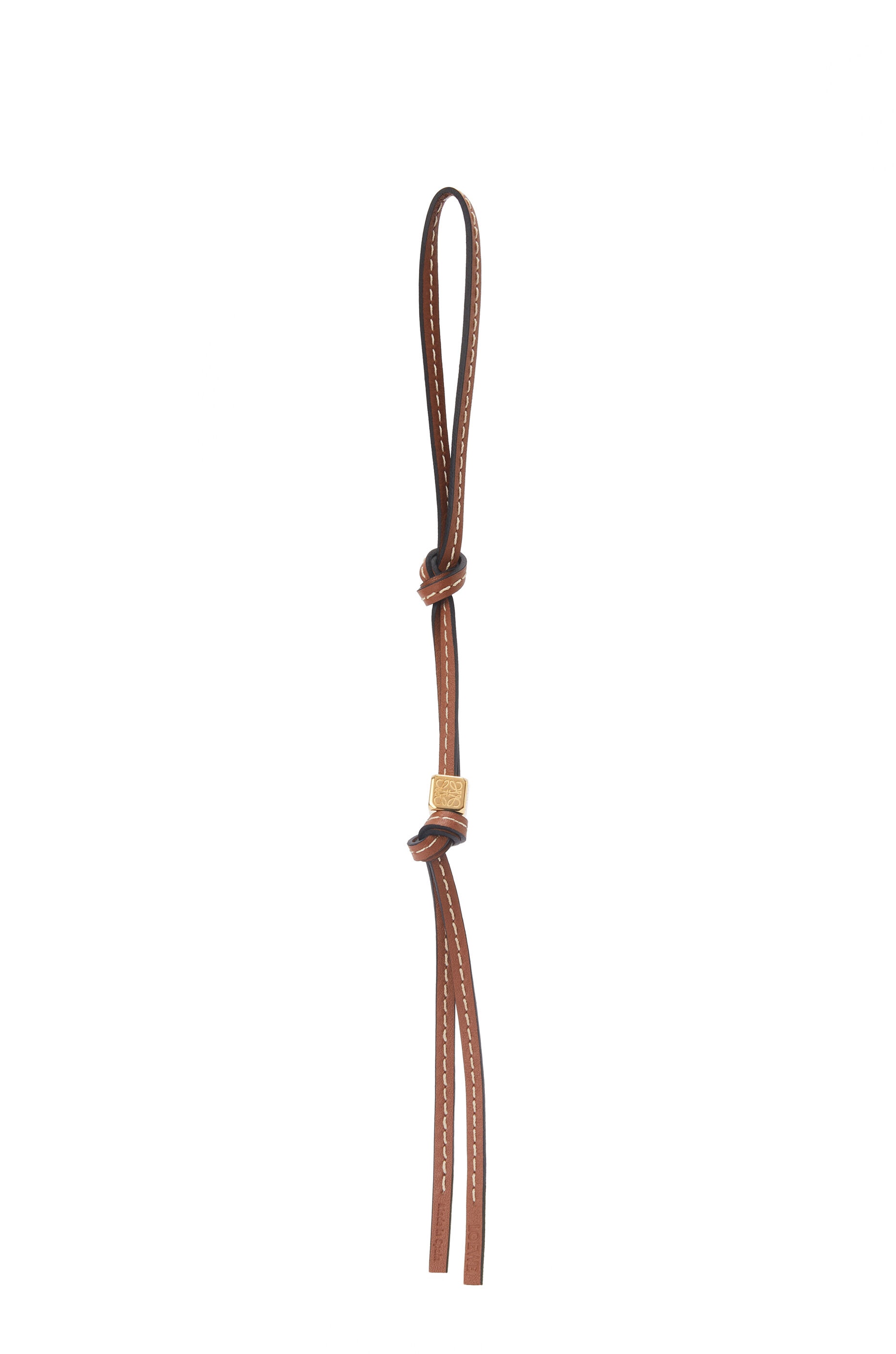 Small Anagram strap in calfskin and brass - 1
