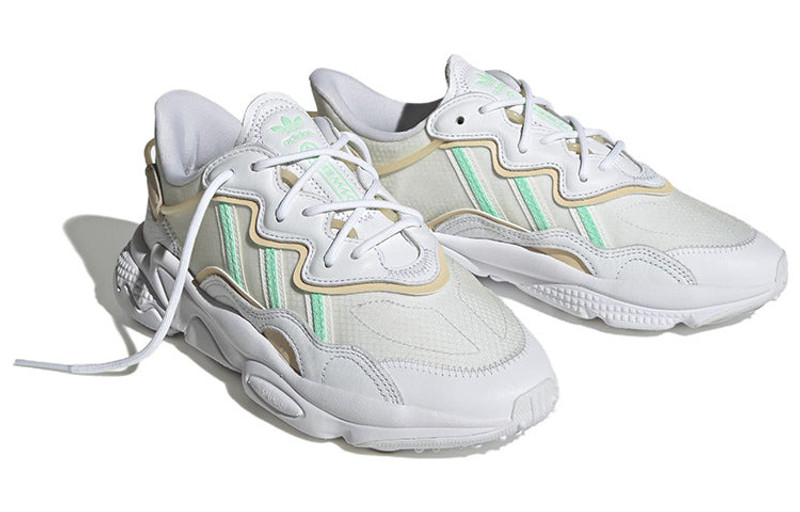 (WMNS) 아디다스 오리지널 Ozweego '화이트 파스텔 그린'GW4650 3