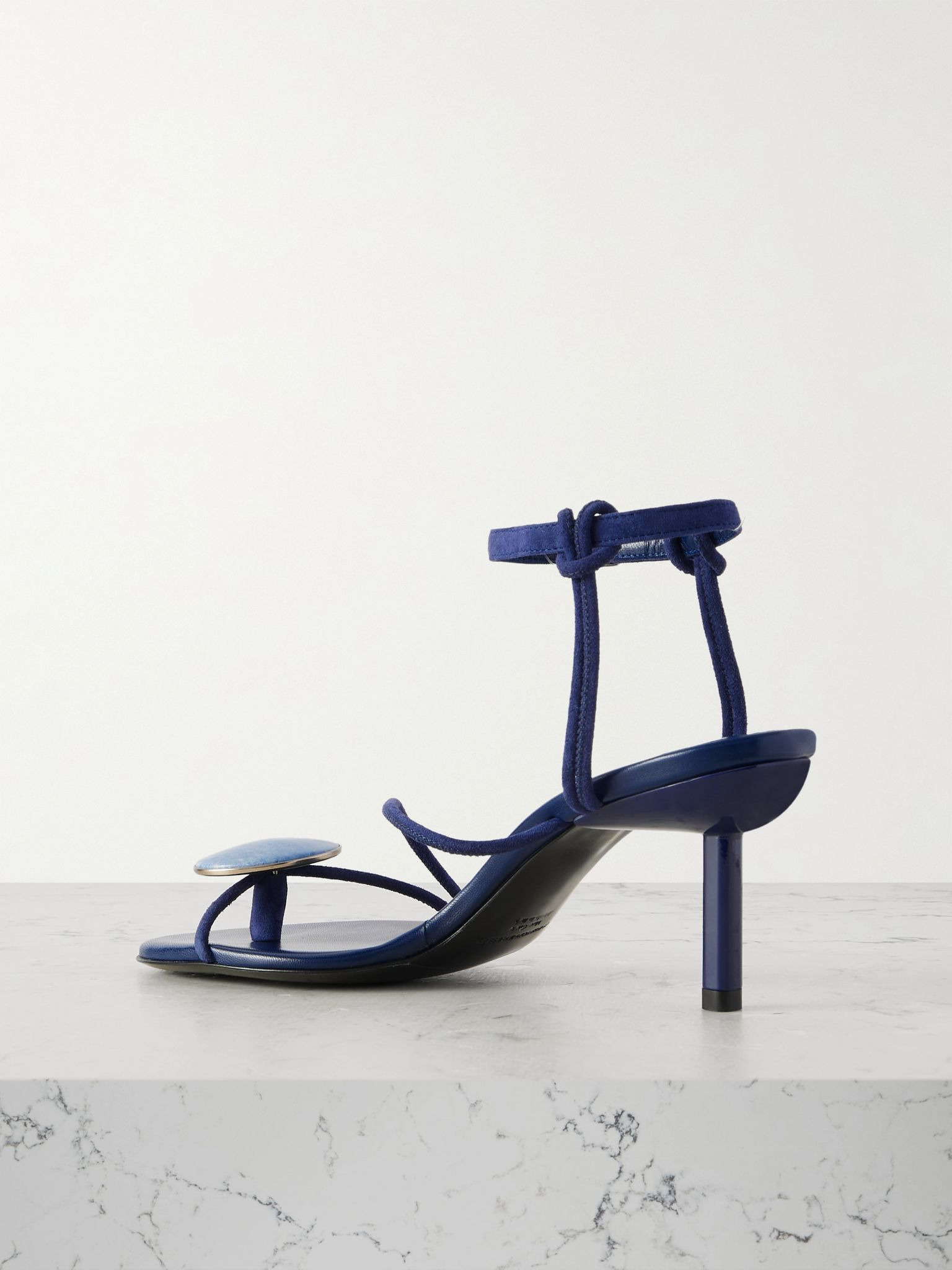 Doma embellished suede sandals Blue - 3
