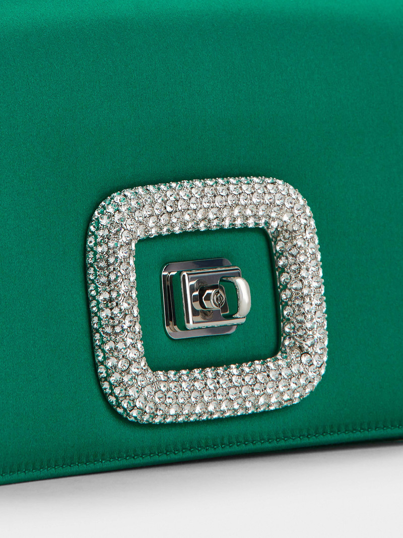 Viv' Choc Jewel Mini Bag in Satin 7