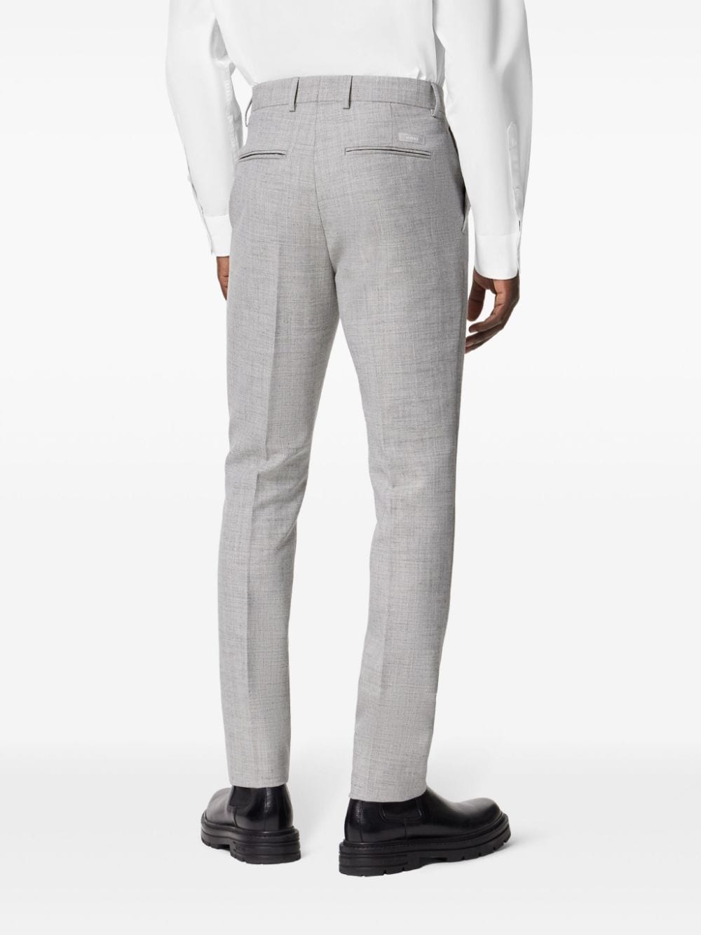 tailored slim-cut trousers - 4