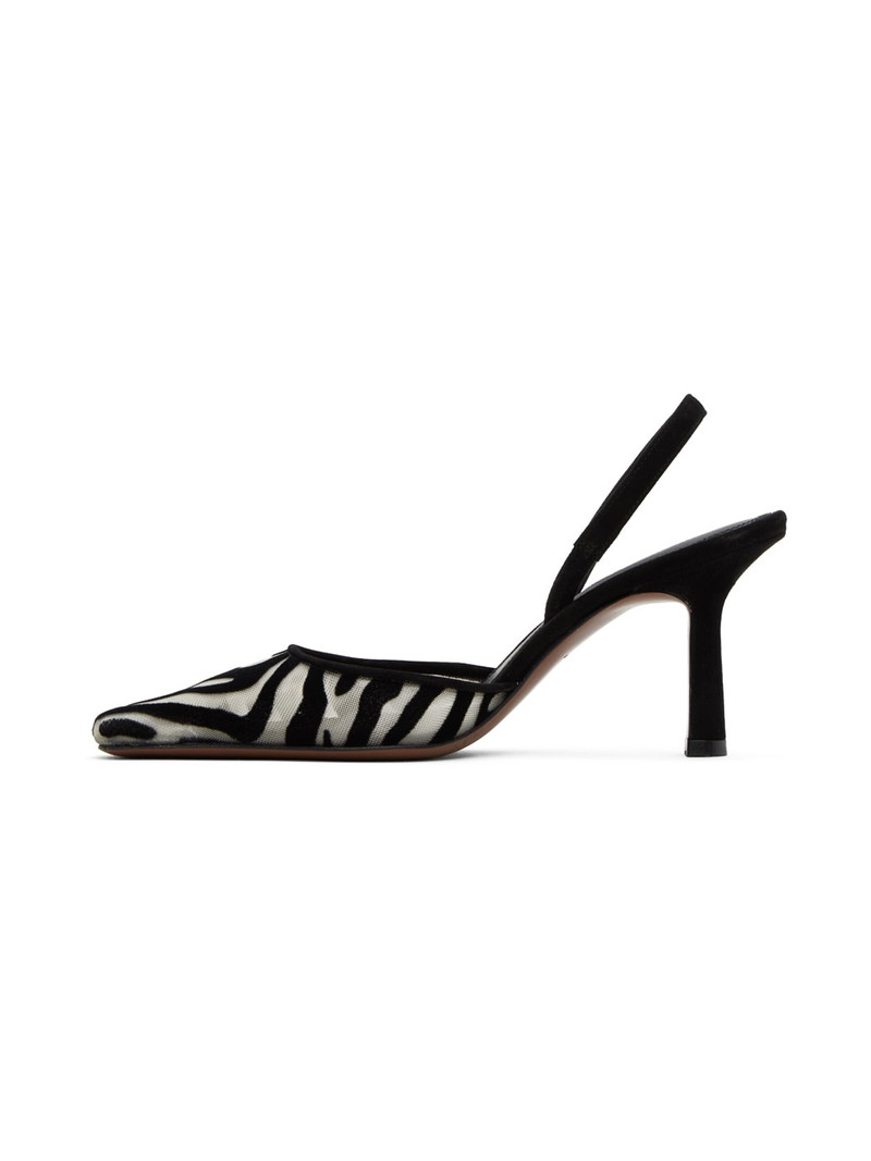 NEOUS Black & White Bella Heels outlook