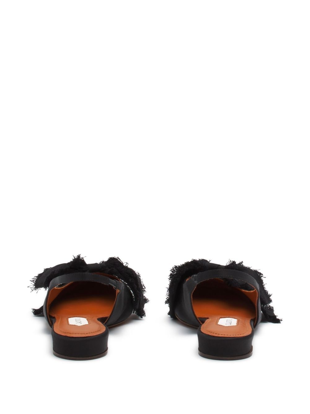 satin slingback ballerina shoes - 3