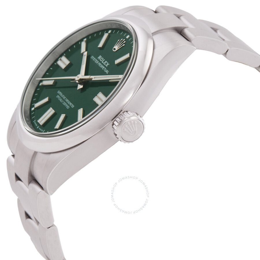 Rolex Oyster Perpetual 41mm Automatic Chronometer Green Dial Men's Watch M134300-0004 - 2