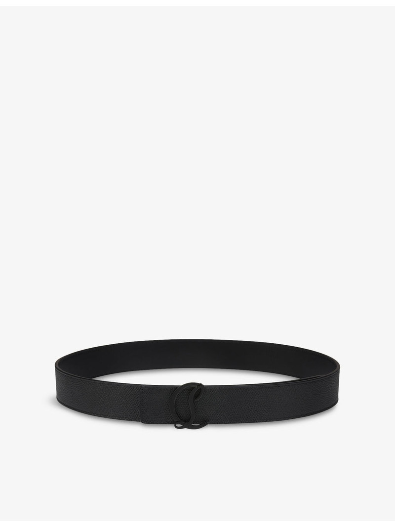 Christian Louboutin Mooncrest Reversible Leather Belt outlook