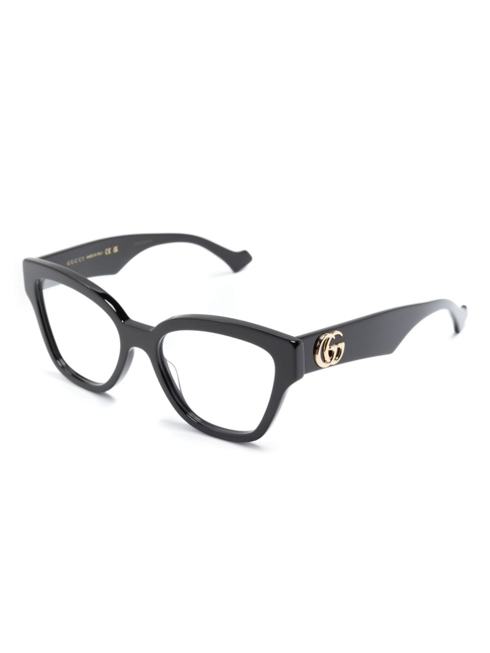 square-frame logo-plaque glasses - 2