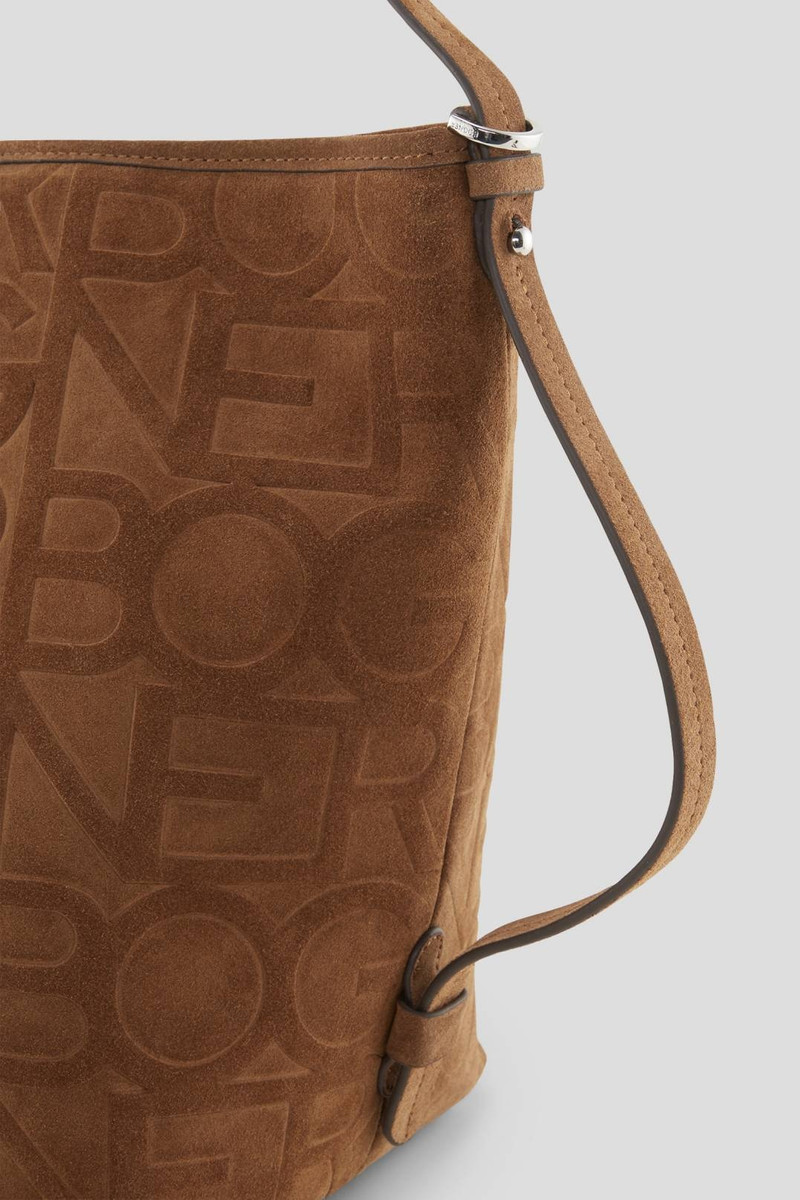 TENNA VELLUTO JANE TOTE BAG IN COGNAC 5