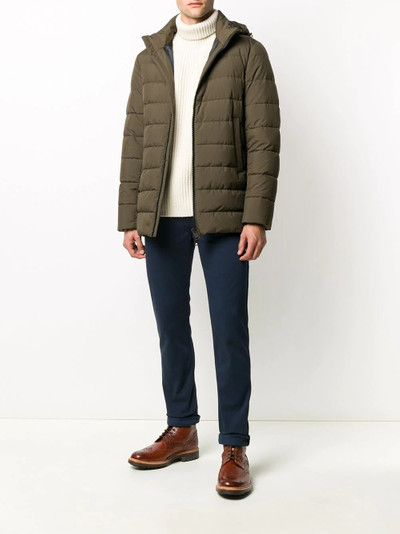 Herno zipped padded jacket outlook