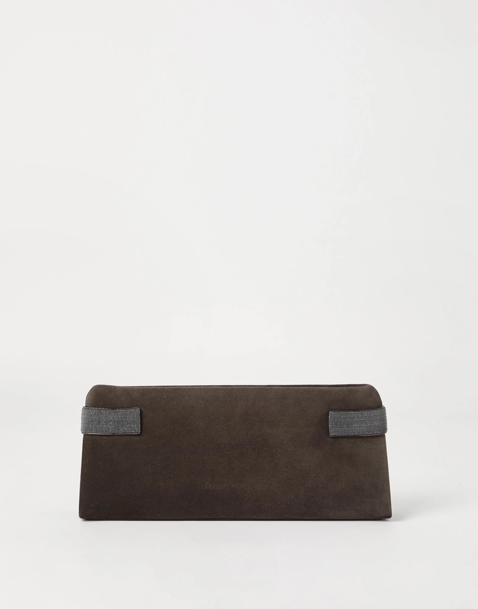 Essence pouch bag in suede with precious bands - 1