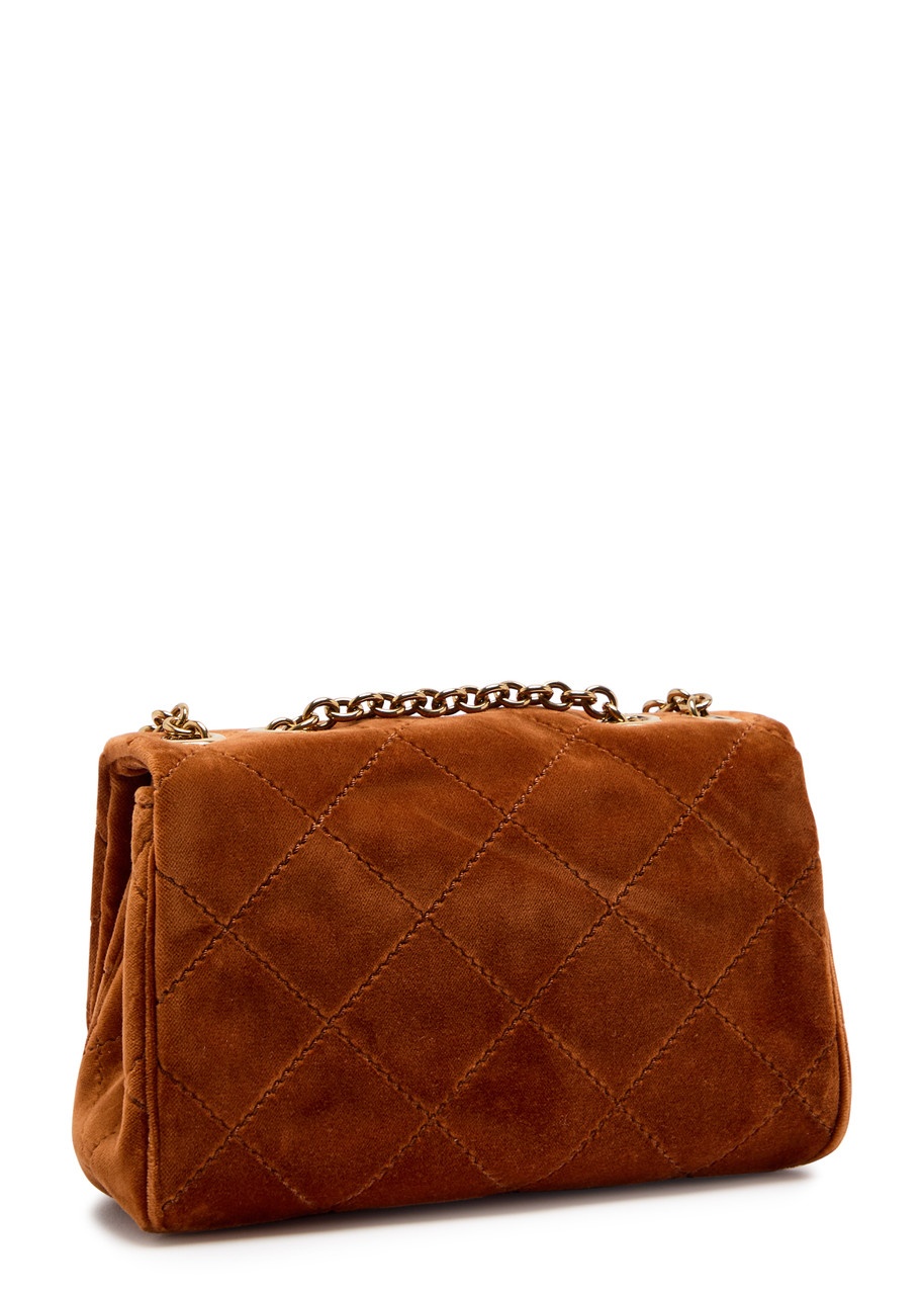 Chloe Heritage Quilted Velvet Shoulder bag - 2