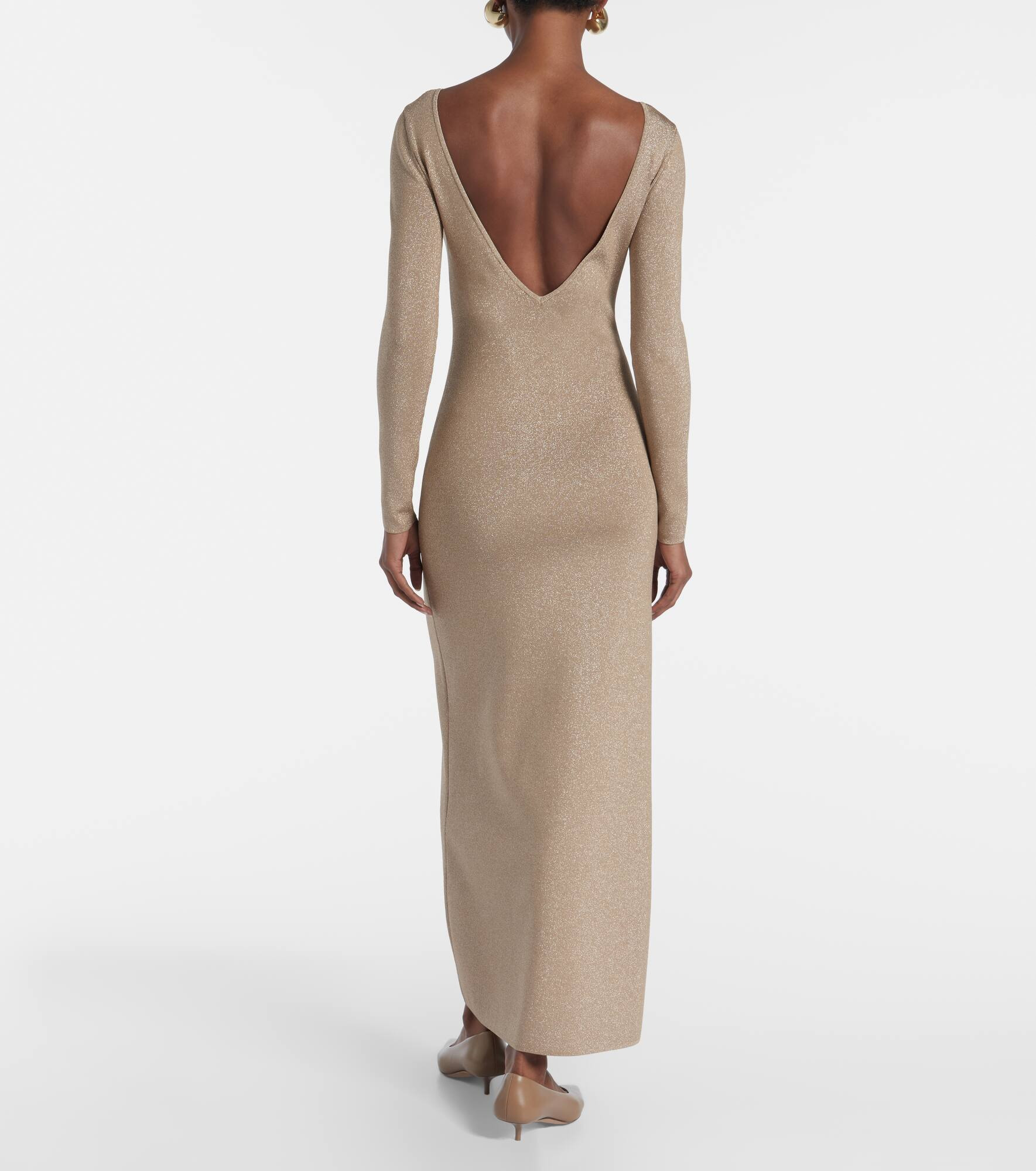 Bracco pen-back maxi dress - 3