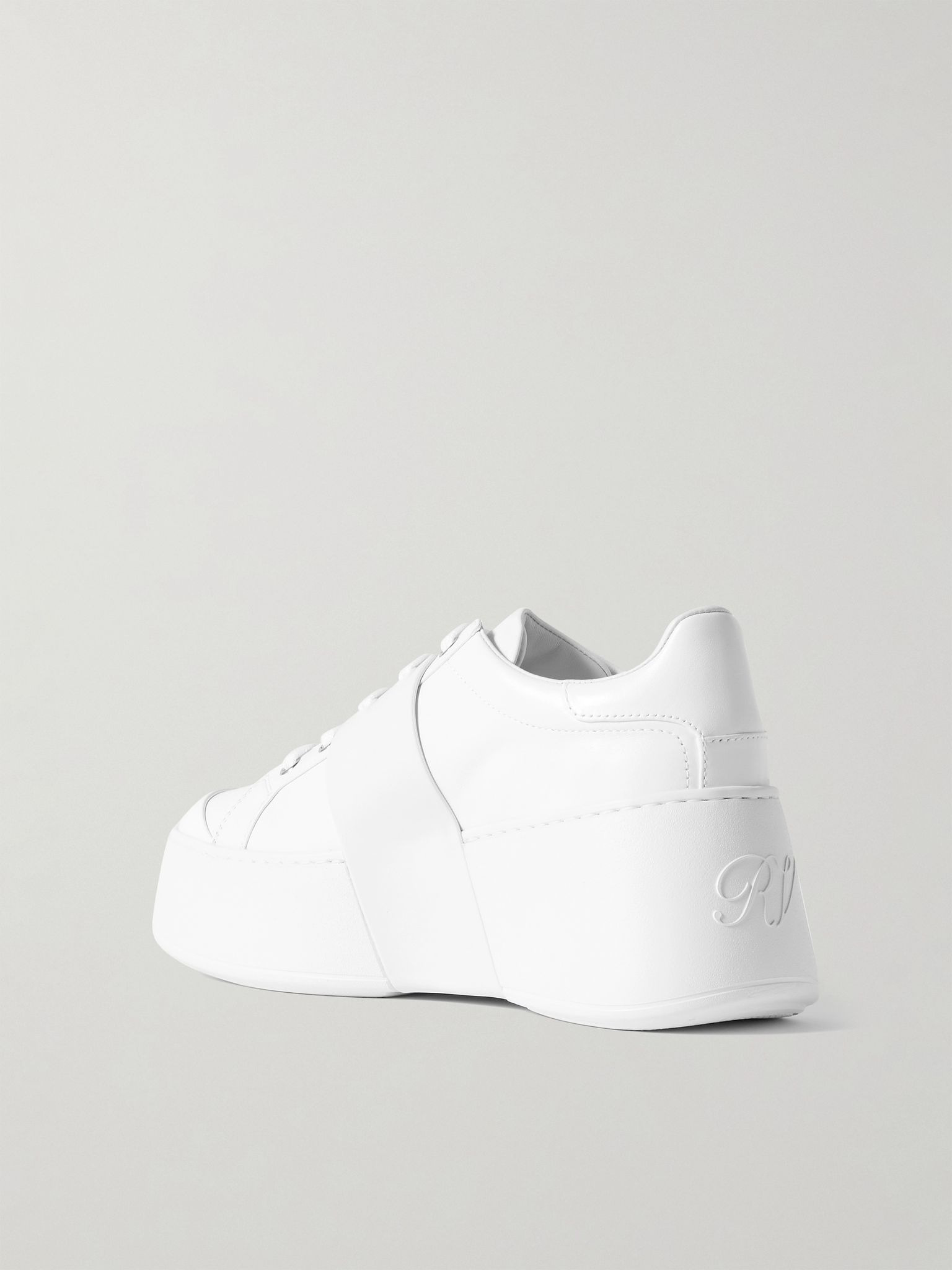 Viv' Skate embellished leather sneakers White - 3