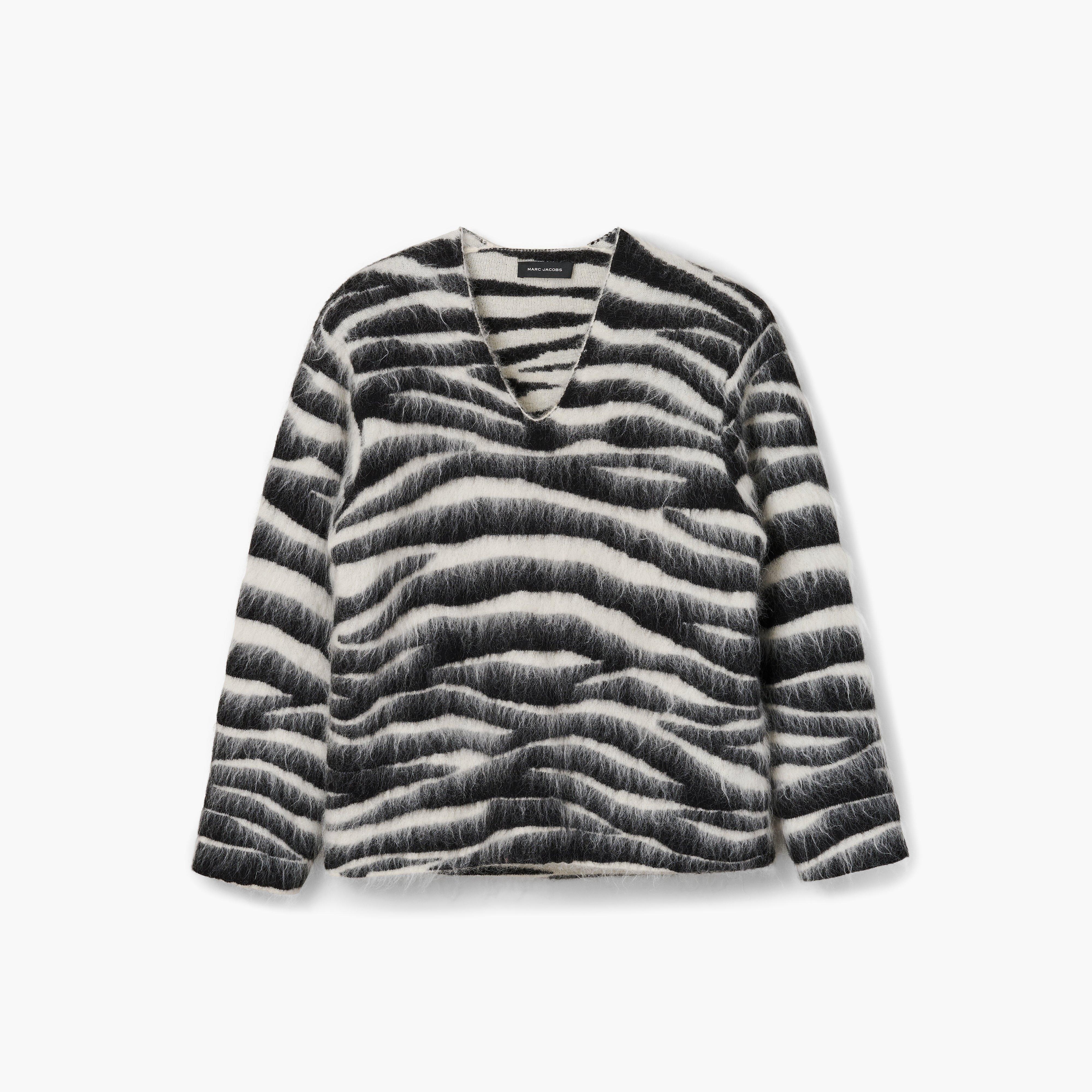 THE BRUSHED ZEBRA SWEATER - 1