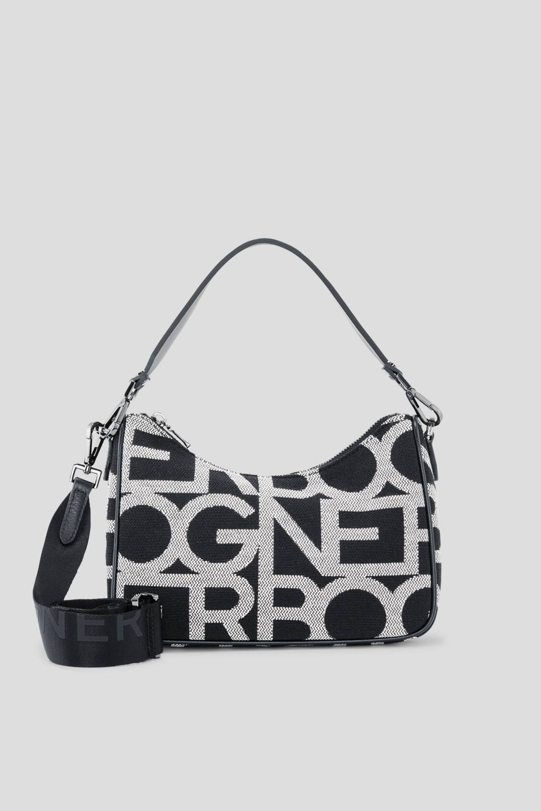 PANY LORA SHOULDER BAG IN BLACK/OFF-WHITE - 1