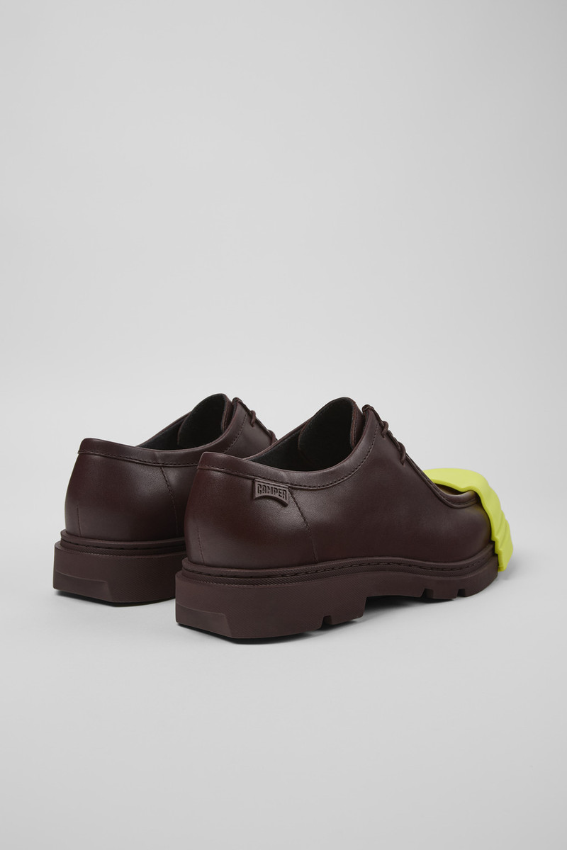 CAMPERLAB Burgundy leather shoes for men outlook