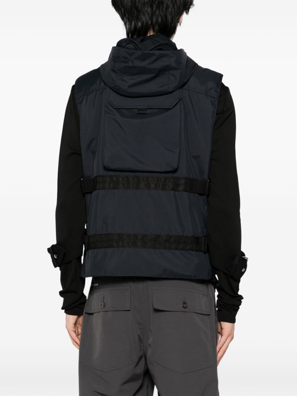 zip-up gilet - 4