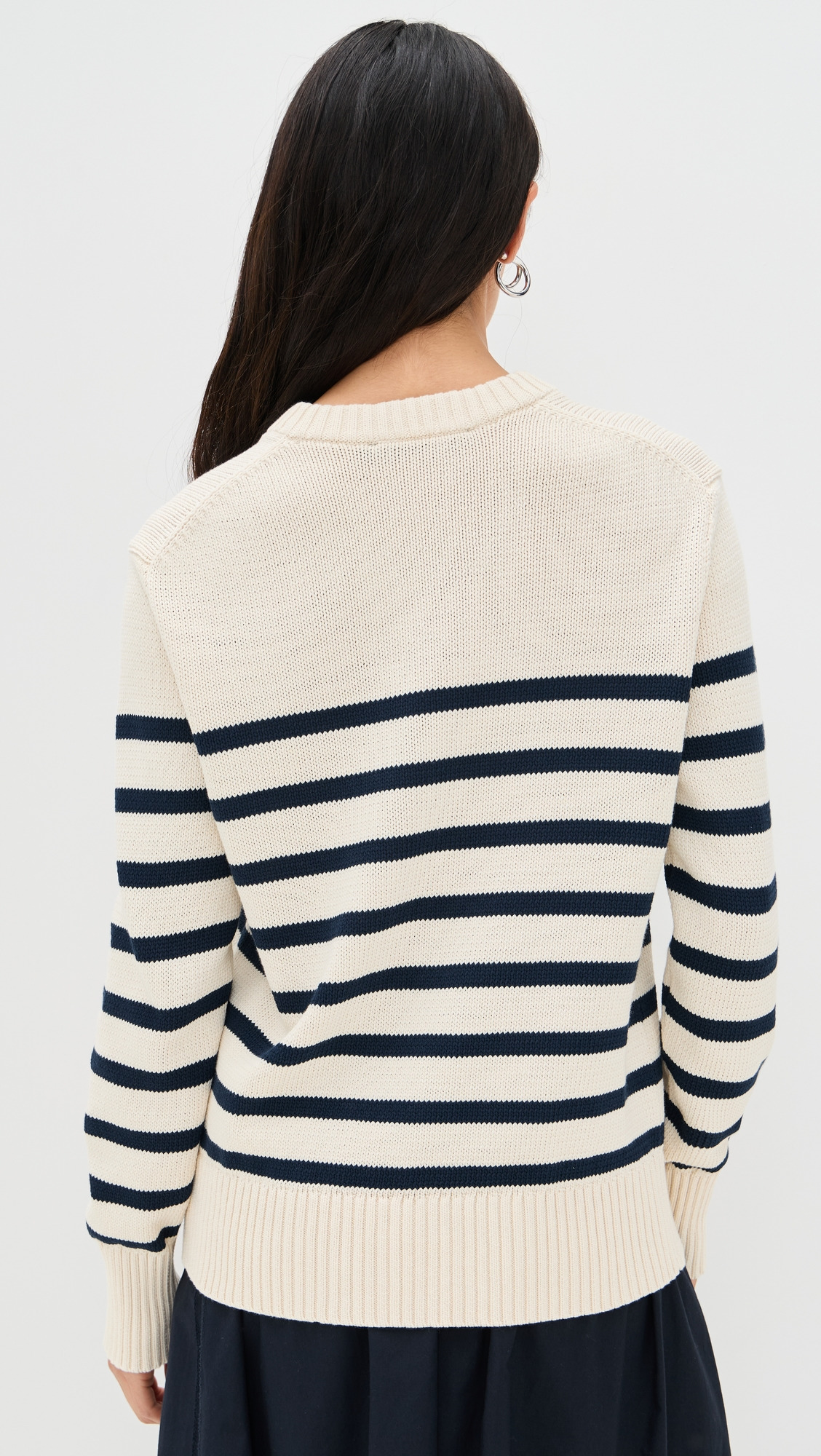 Cotton Kate V Neck Pullover - 3