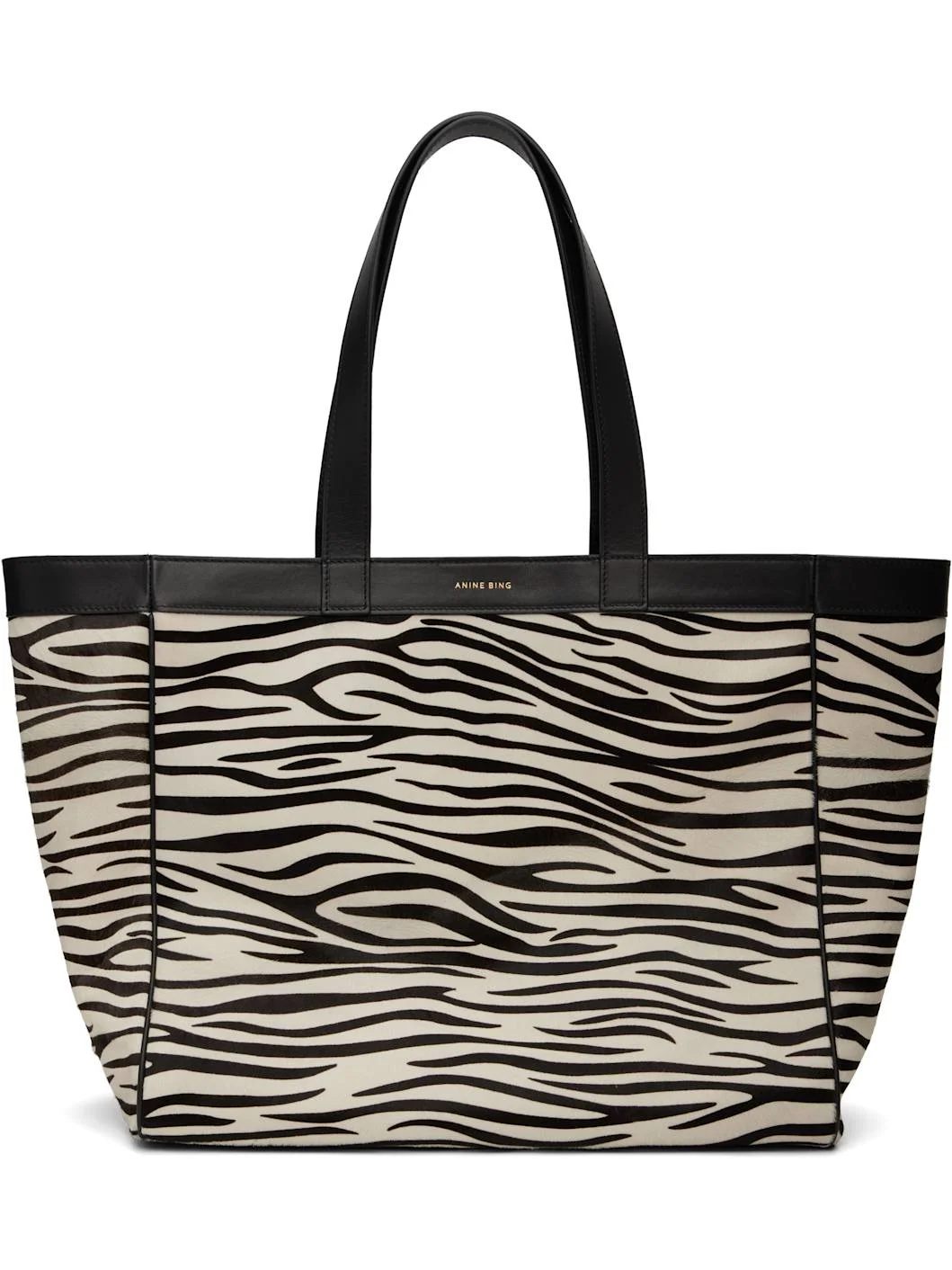 Black & White Medium Rio Tote - 1