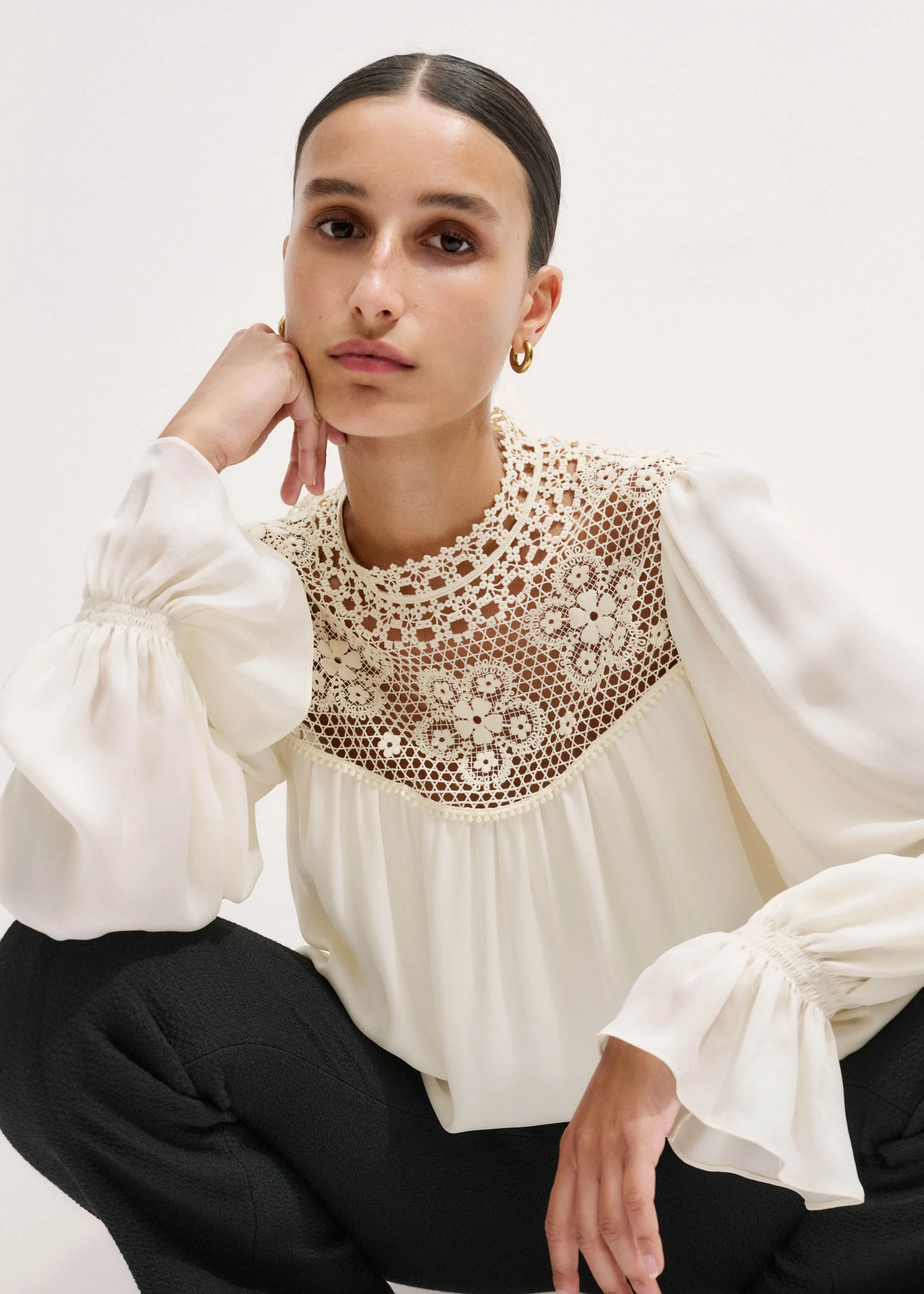 Long Sleeve Blouse - 1