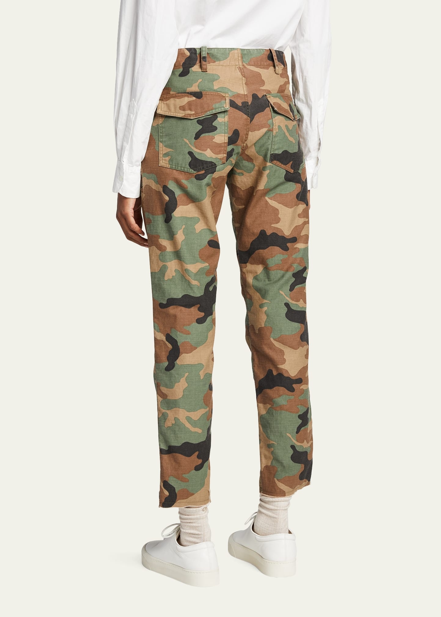 Jenna Cropped Raw-Edge Pants - 3