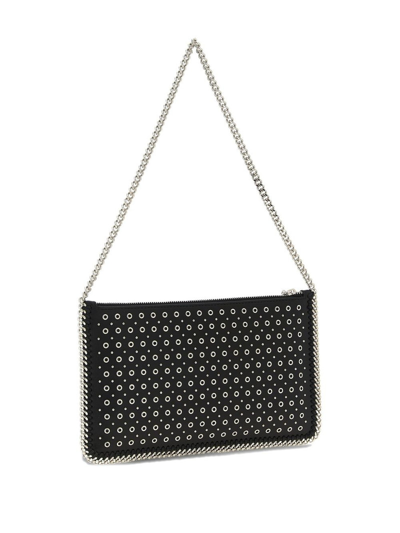 Stella McCartney Falabella stud-embellished chain shoulder bag outlook