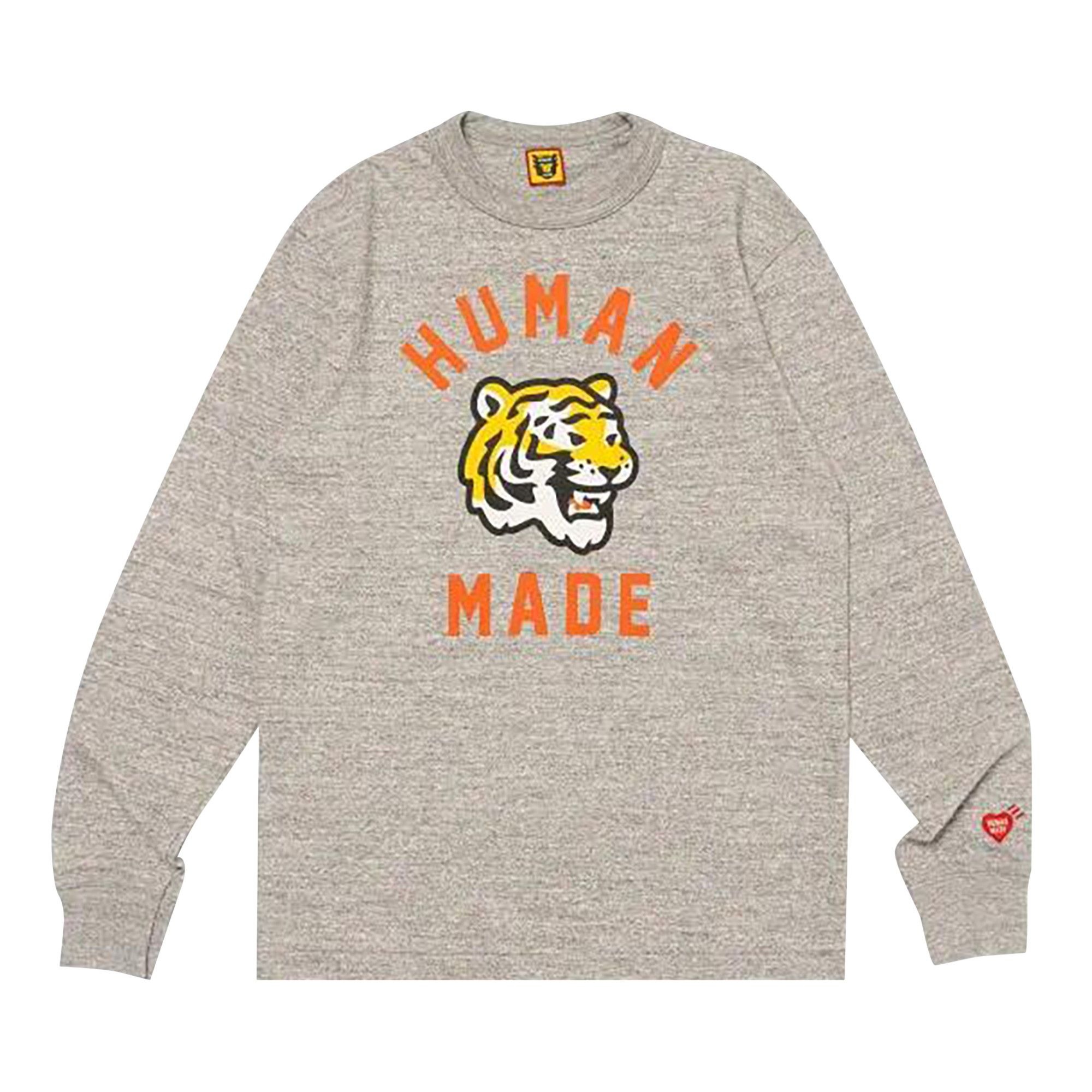 Human Made Graphic Long-Sleeve T-Shirt 'Grey' - 1