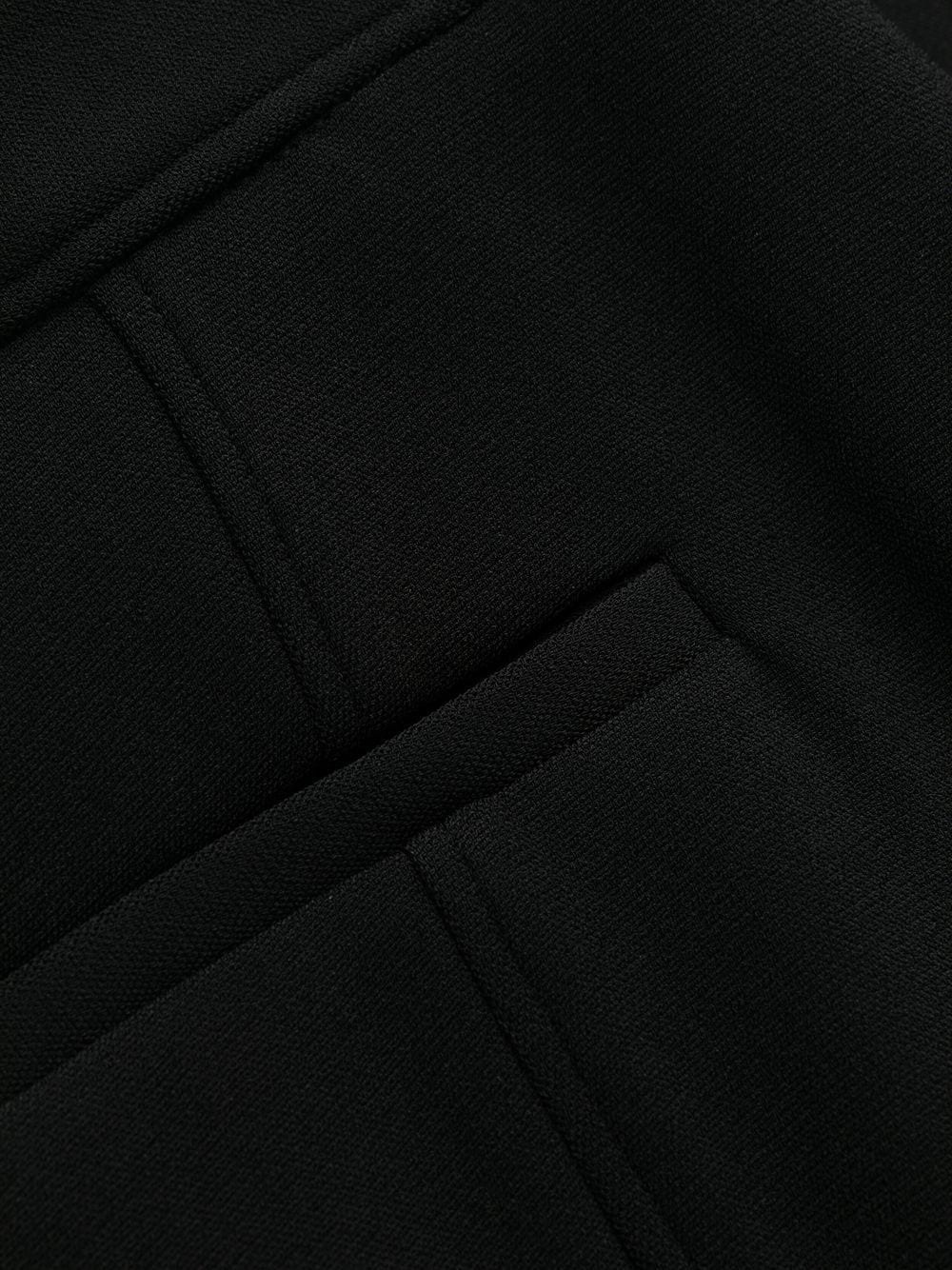 bi-stretch crepe slim trousers - 7